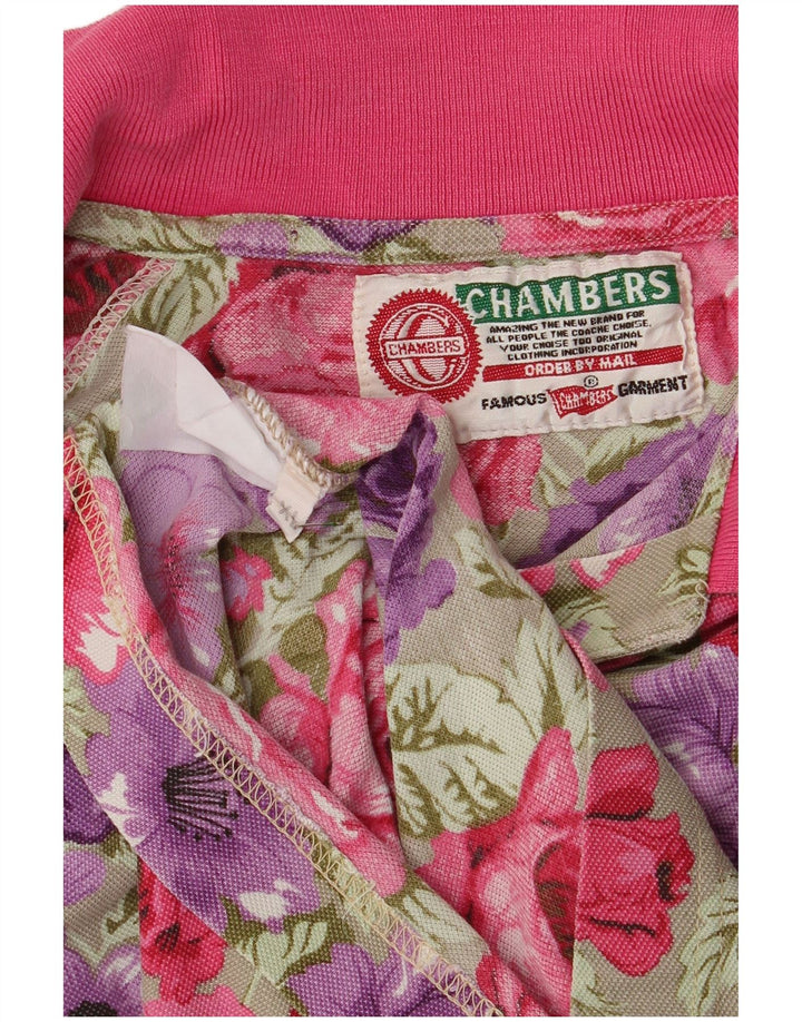 Chambers Γυναικείο Πόλο Μπλουζάκι UK 18 XL Πολύχρωμο Floral
