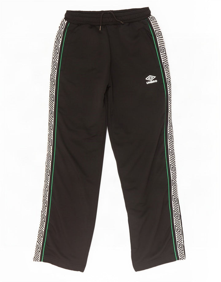 Ανδρική αθλητική φόρμα Umbro Graphic Παντελόνι με μεγάλο μαύρο χρώμα πολυεστέρα