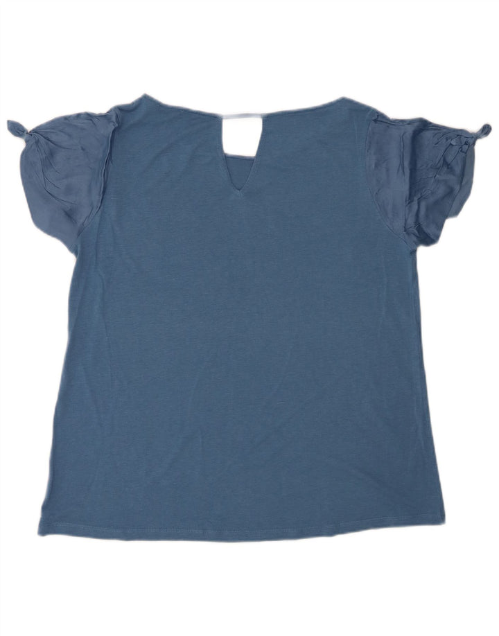 Massimo Dutti Γυναικείο T-Shirt Top UK 14 Large Blue