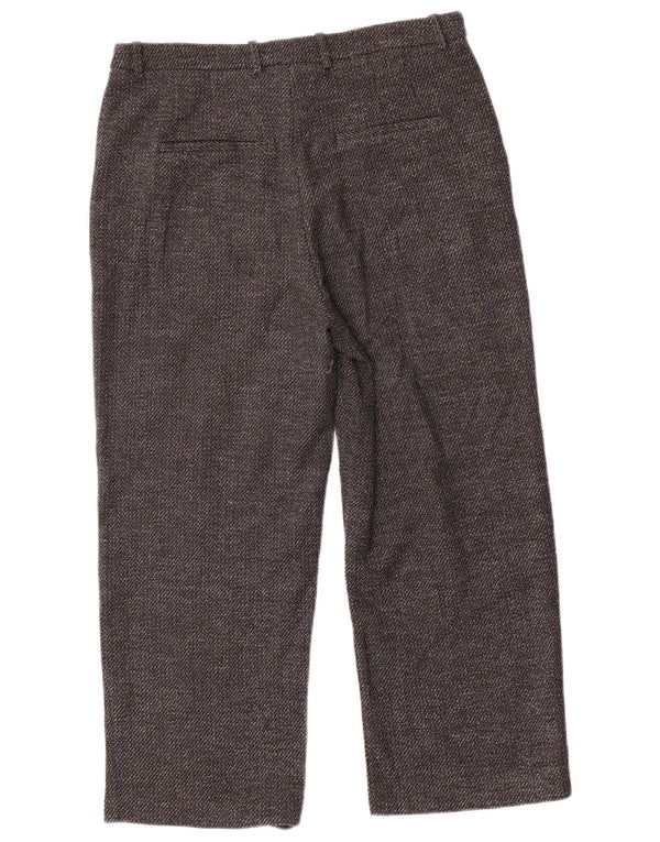 Zara γυναικείο φαρδύ κομμένο παντελόνι EU 40 Medium W30 L23 Grey Polyester