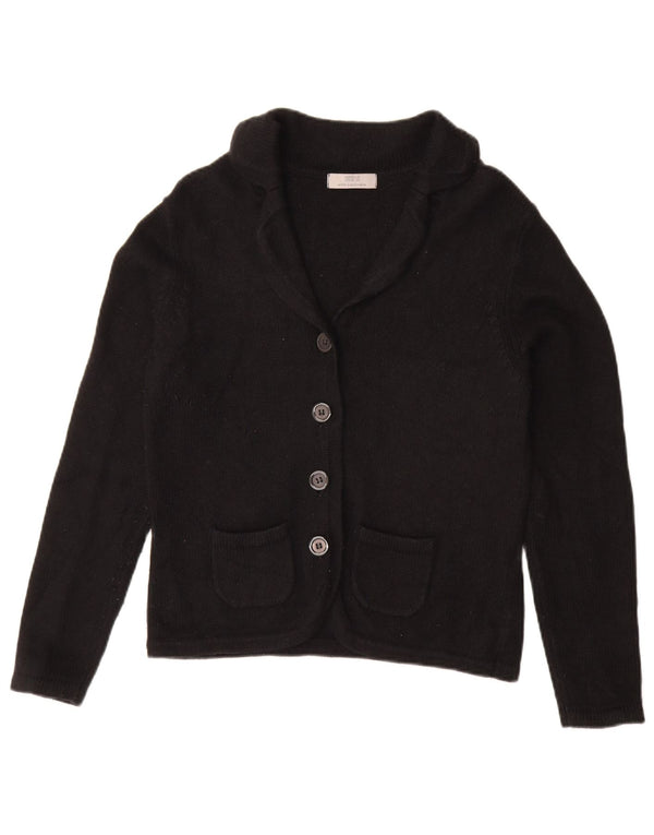Marks & Spencer Γυναικεία ζακέτα πουλόβερ UK 12 μεσαίο μαύρο βαμβακερό