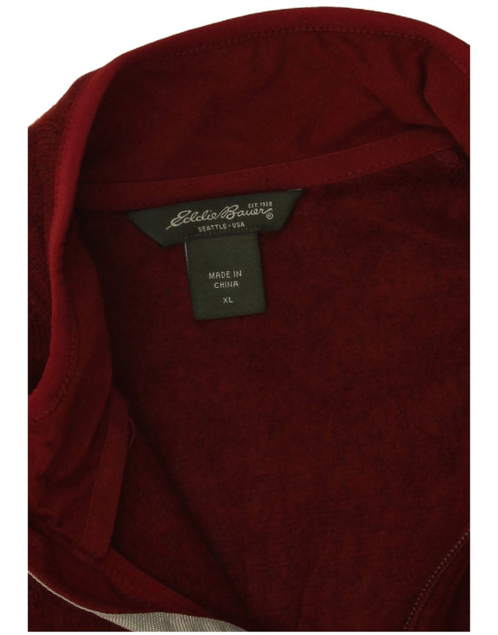 Γυναικεία αθλητική φόρμα Eddie Bauer Top Jacket UK 18 XL Red Flecked Polyester