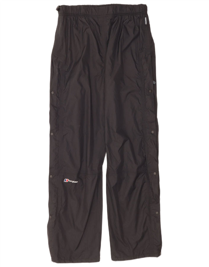 Berghaus Γυναικείο αδιάβροχο παντελόνι UK 16 μεγάλο μαύρο νάιλον