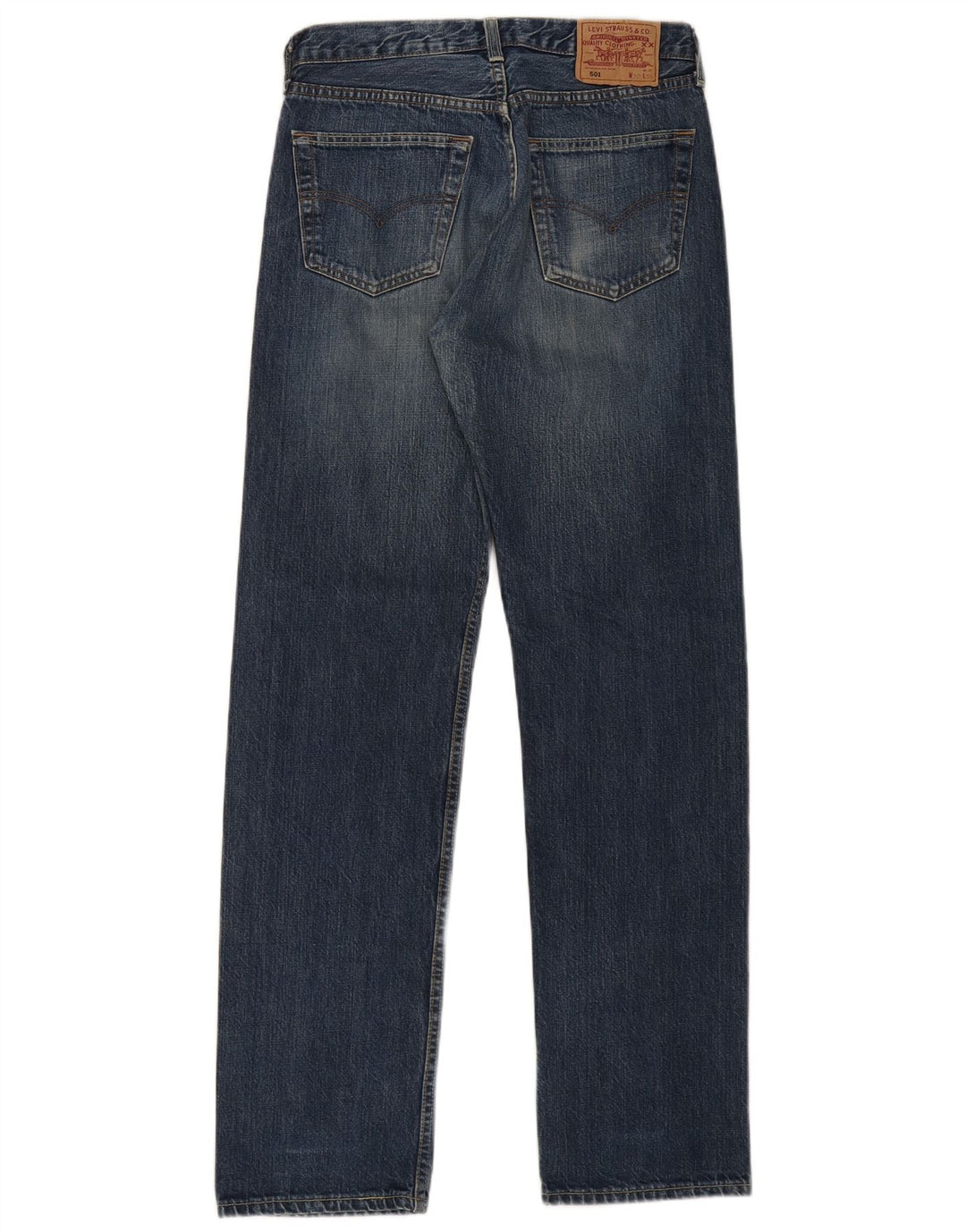 Levi's Mens 501 Straight Jeans W32 L34 Blue