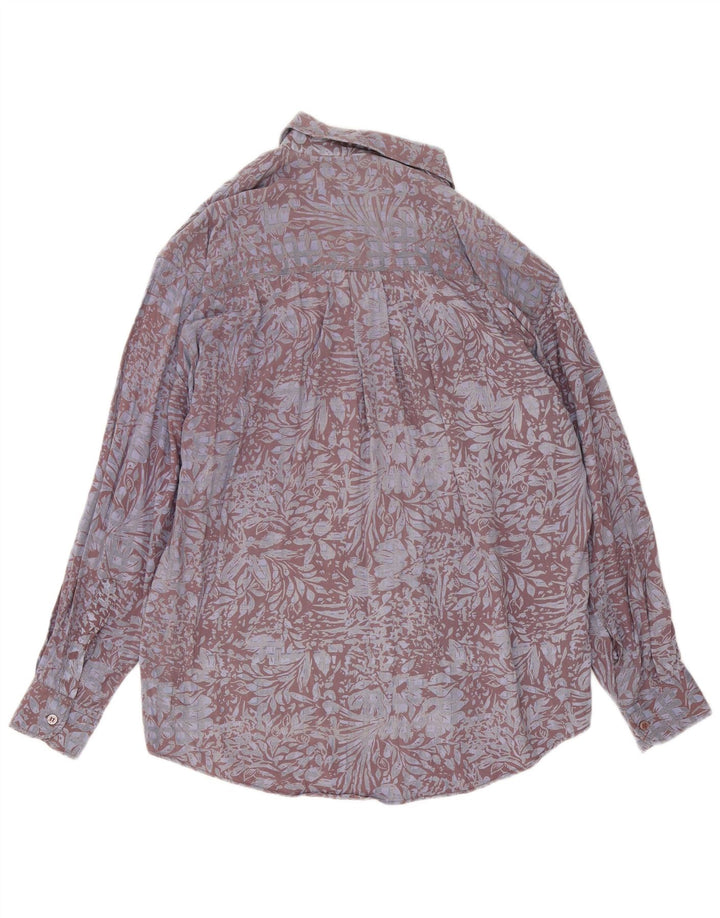 Ανδρικό πουκάμισο Orso Poeta Μεγάλο Γκρι Floral Viscose