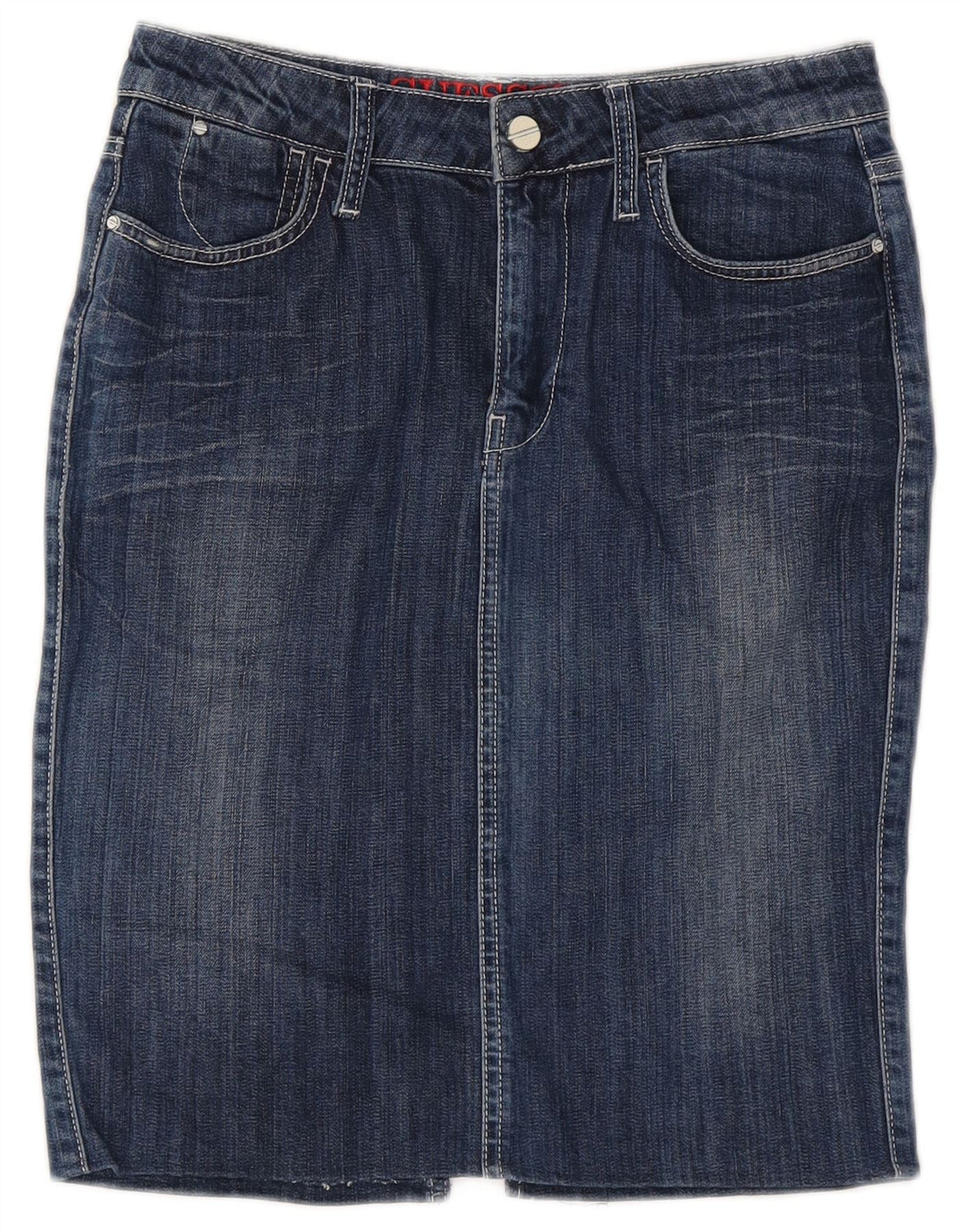 Γυναικεία Τζιν Φούστα Guess W28 Μεσαίο Μπλε