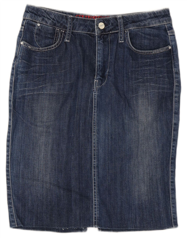Γυναικεία Τζιν Φούστα Guess W28 Μεσαίο Μπλε