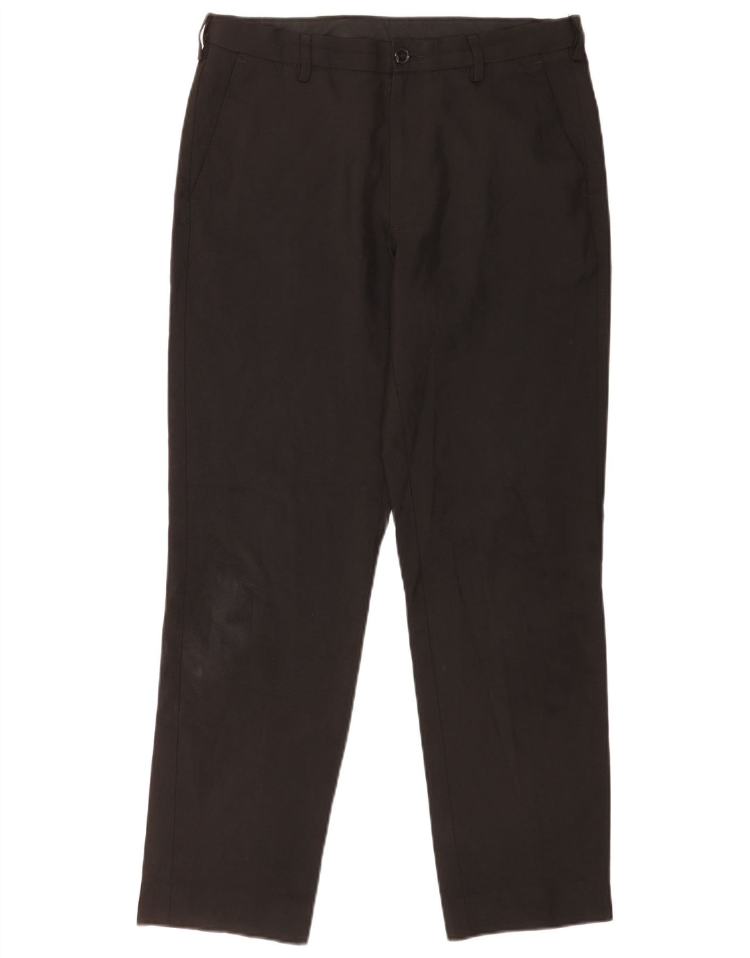 Marks & Spencer Ανδρικό παντελόνι Chino με κανονική εφαρμογή W32 L31 μαύρο πολυεστέρα