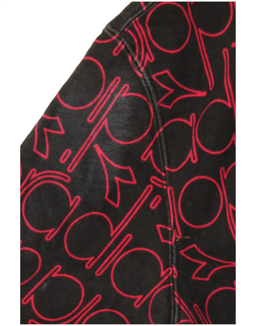 DIADORA Ανδρικό γραφικό κουκούλα, μεσαίο μαύρο βαμβακερό