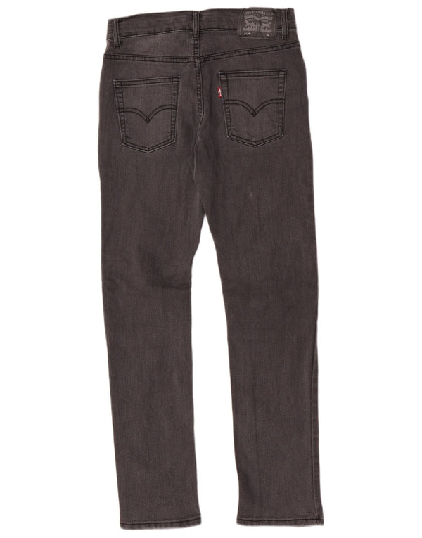 Levi's Boys 512 Slim Tapered Jeans 13-14 ετών W28 L29 Γκρι βαμβακερό