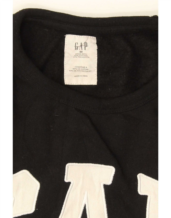 Ανδρικό γραφικό φούτερ Gap Jumper Μεσαίο μαύρο βαμβακερό