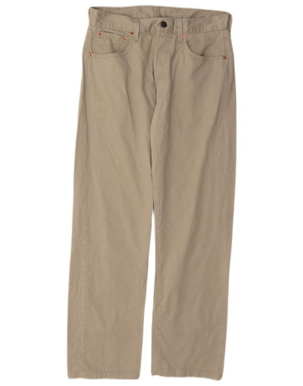 Levi's Mens 551 Straight Loose Fit Casual Παντελόνι W32 L29 Μπεζ βαμβακερό