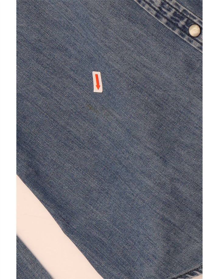 American Eagle Outfitters Γυναικείο τζιν πουκάμισο UK 14 Medium Blue