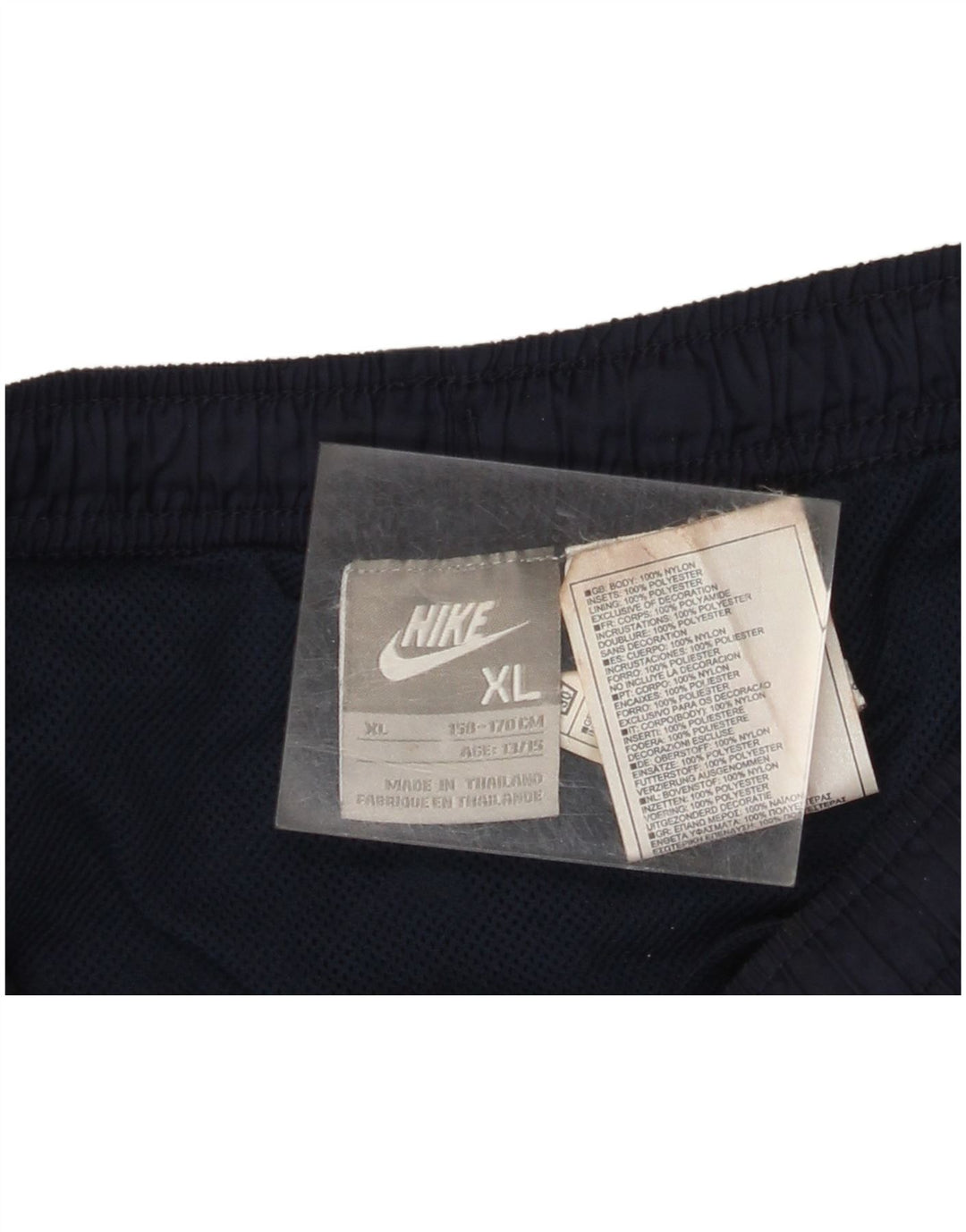 Αθλητικά σορτς NIKE για αγόρια 13-14 ετών XL Navy Blue Colorblock Nylon