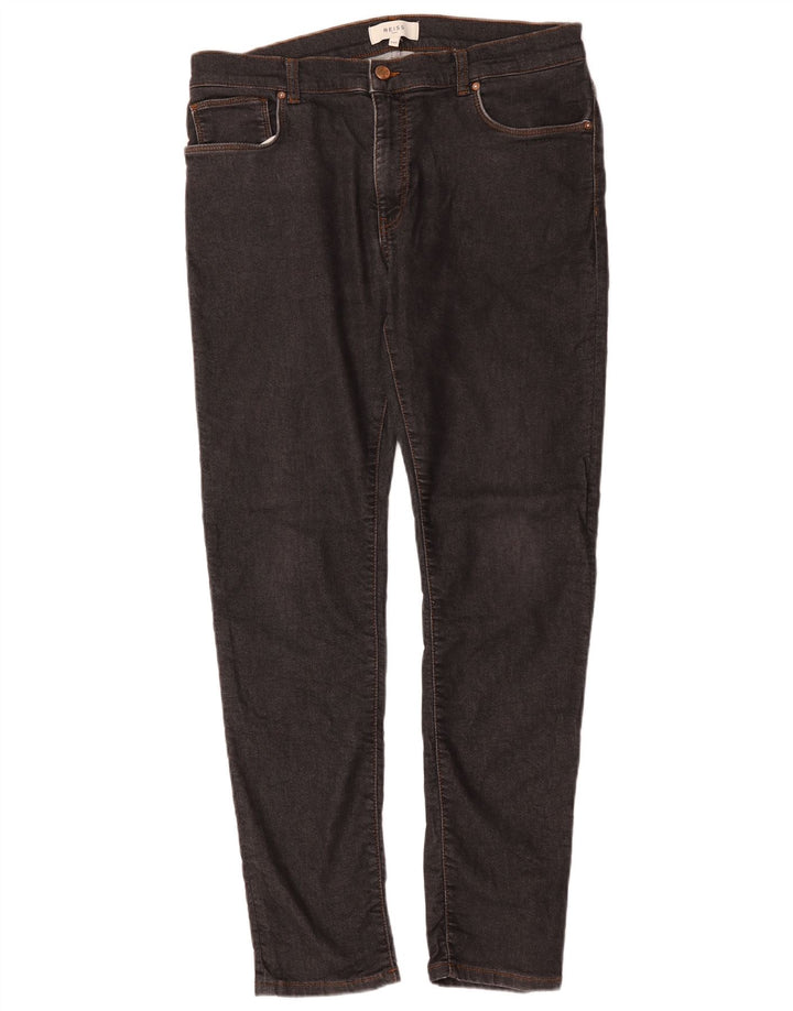 Reiss Γυναικείο Slim Jeans W34 L30 Μαύρο βαμβακερό