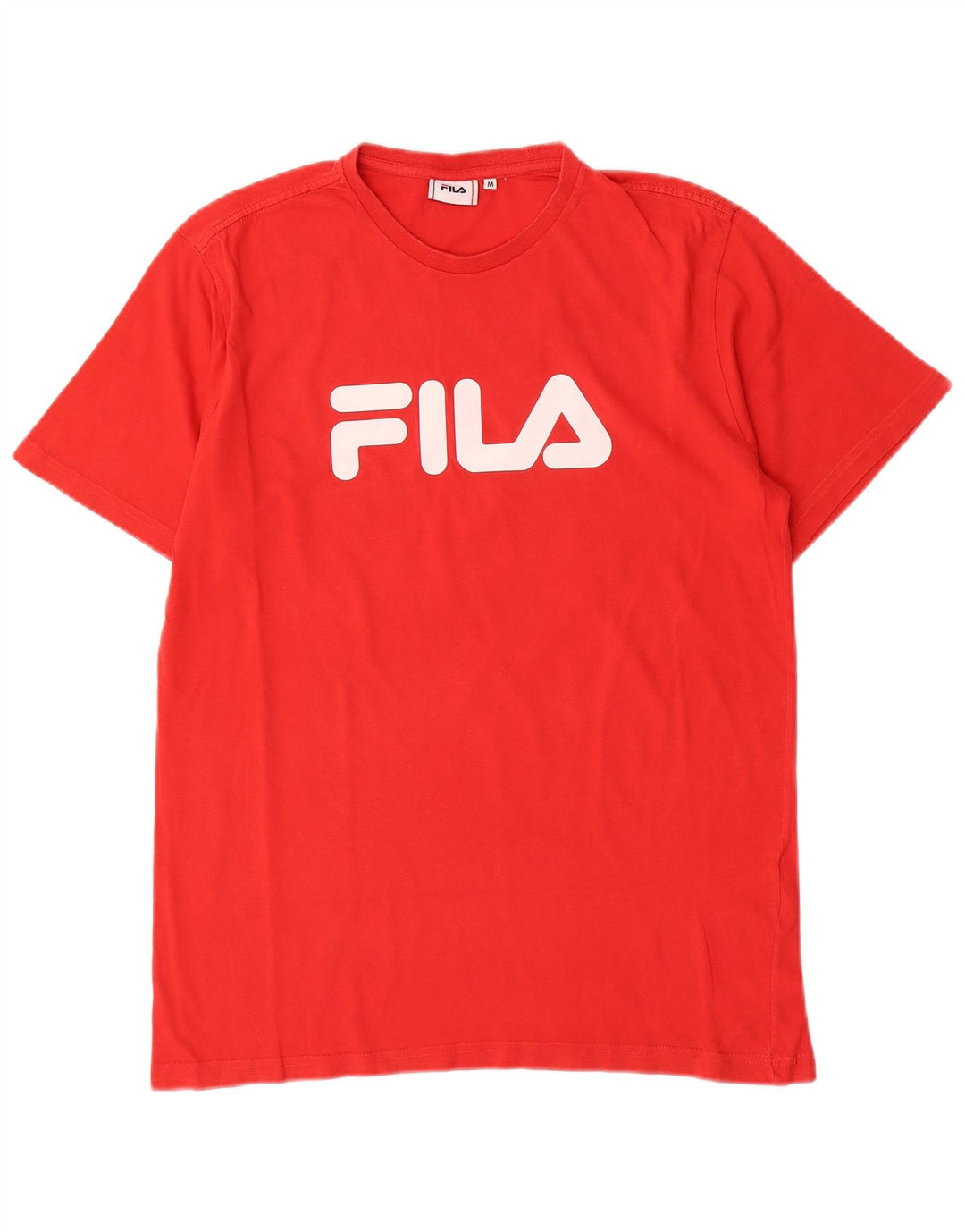 Ανδρικό γραφικό T-Shirt Fila Top Μεσαίο κόκκινο βαμβακερό