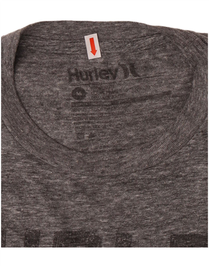 Ανδρικό T-Shirt με γραφικό κανονική εφαρμογή Hurley Top Medium Grey