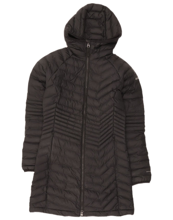 Columbia Γυναικείο παλτό με κουκούλα UK 10 Small Black Polyester