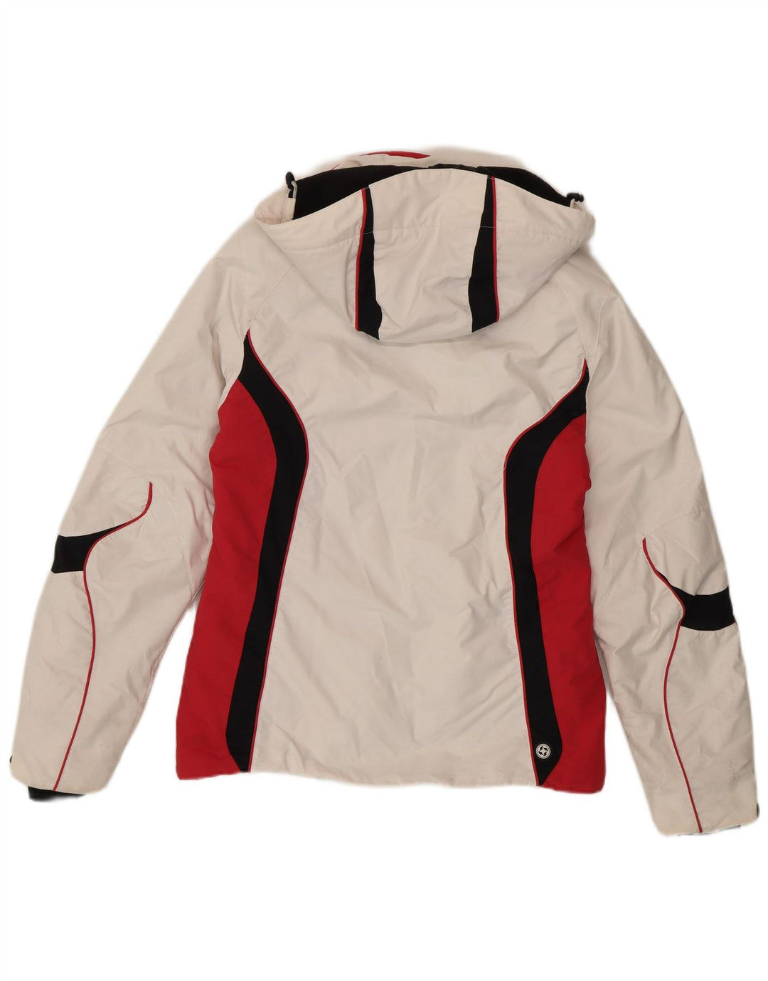 Colmar Γυναικείο μπουφάν σκι με κουκούλα IT 42 Medium White Colourblock Sports