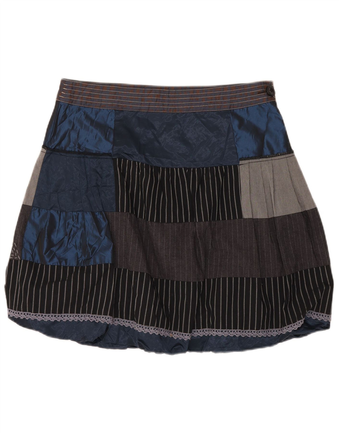 DESIGUAL Γυναικεία Bubble Φούστα EU 40 Medium W32 Πολύχρωμο Patchwork