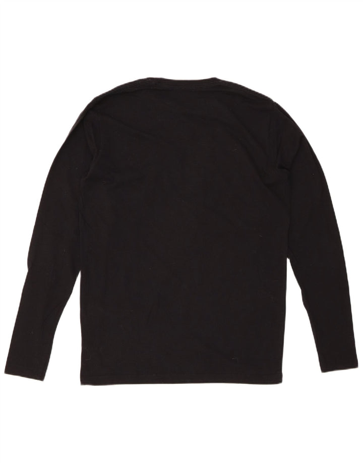 PEPE JEANS Ανδρικό γραφικό τοπ Μακρυμάνικο Μικρό Μαύρο