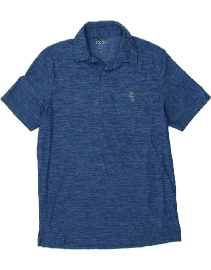 IZOD Mens Polo Shirt Small Blue Pinstripe Polyester Vintage Izod and Second-Hand Izod from Messina Hembry 