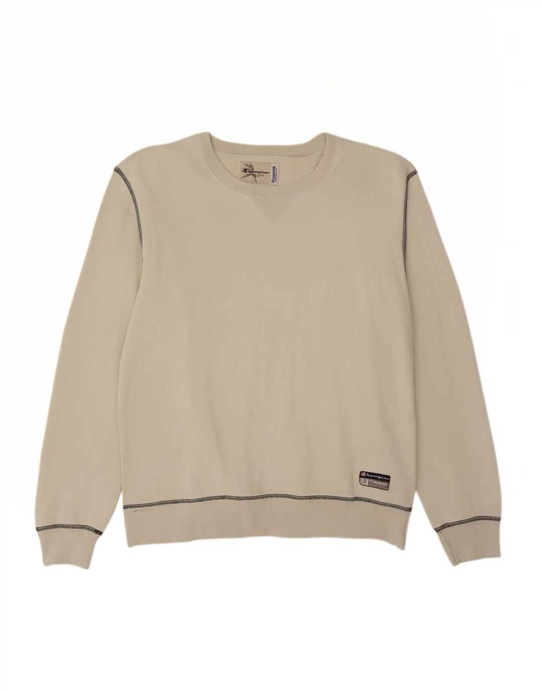 Ανδρική φούτερ Champion Jumper Μεσαίο λευκό βαμβακερό