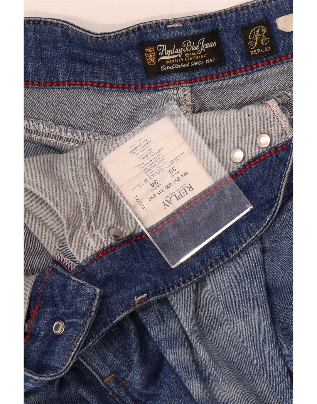 Replay Γυναικείο Slim Jeans W30 L34 Blue Cotton