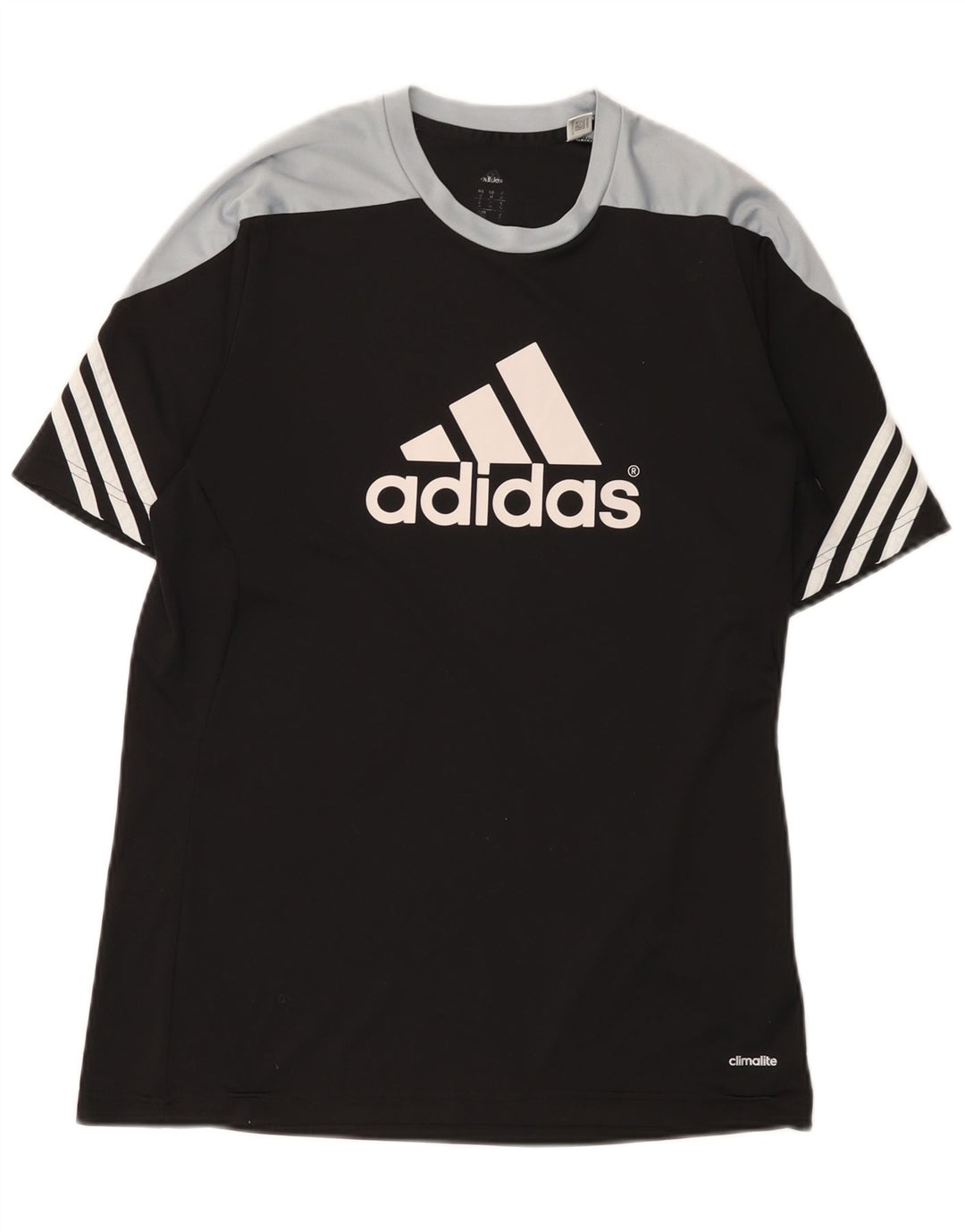 Ανδρικό T-Shirt Climalite Adidas Top Medium Black Colourblock Πολυεστέρας