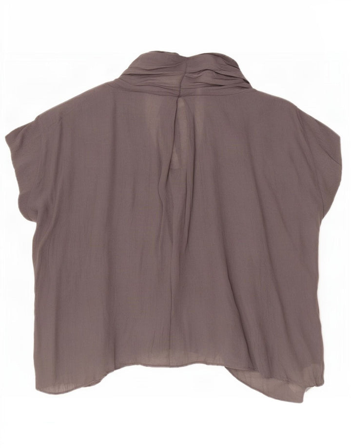 Calvin Klein Jeans Γυναικεία See Through Oversized Μπλούζα Top 10 Small Grey