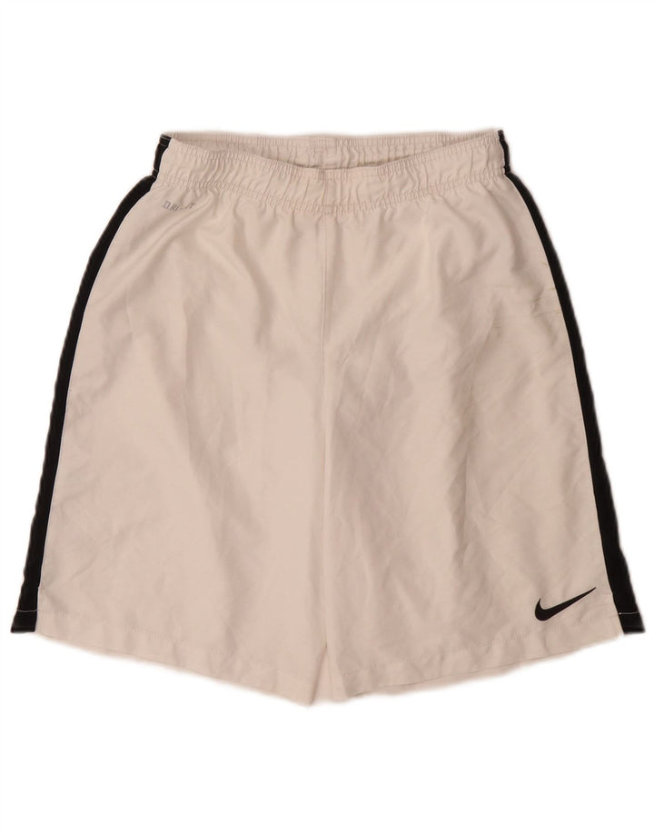 Ανδρικό αθλητικό σορτς Nike Dri Fit σε μεσαίο λευκό χρώμα, πολυεστέρας