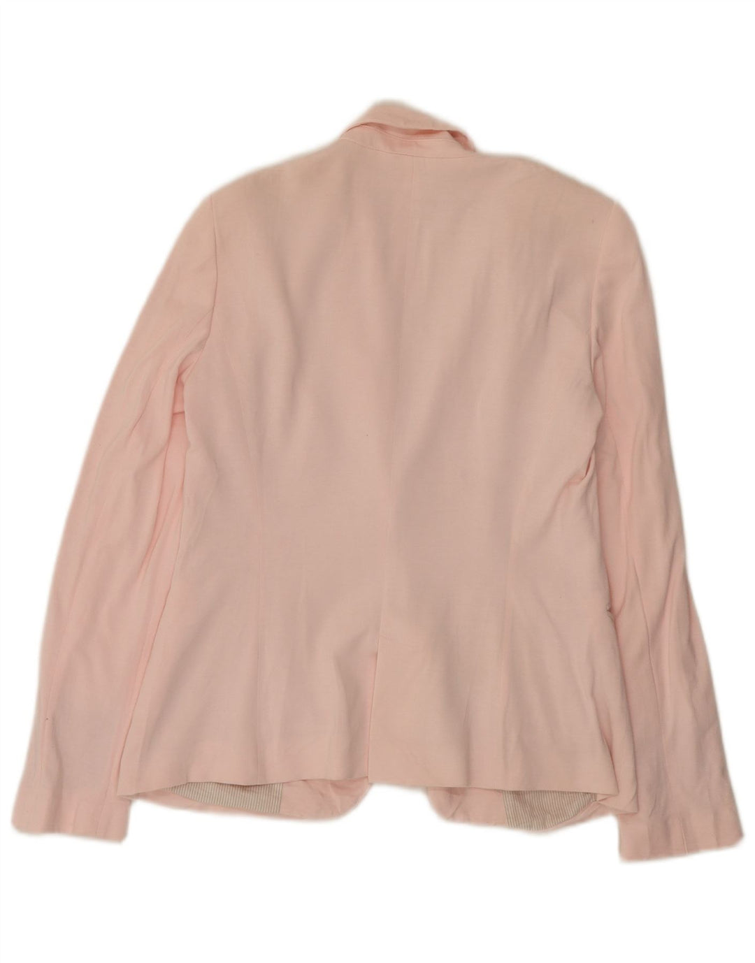 Zara Γυναικείο σακάκι 1 κουμπιού blazer UK 14 μεγάλο ροζ βισκόζη