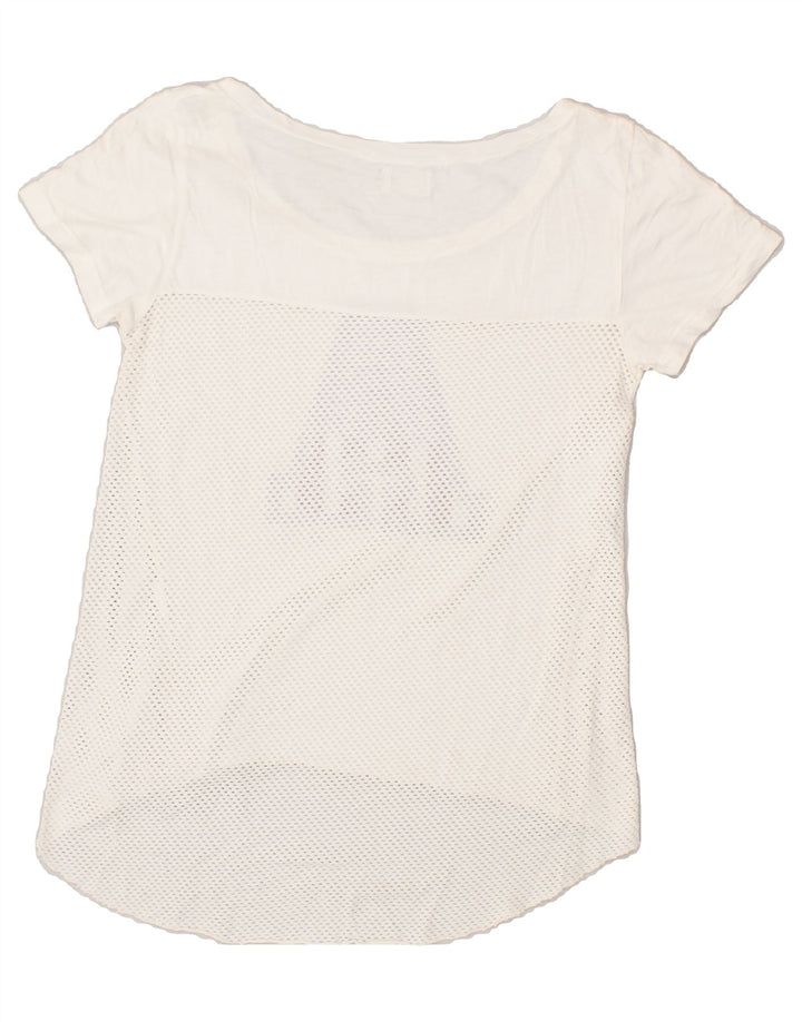 CONVERSE Girls Graphic T-Shirt Top 15-16 Years White Polka Dot | Vintage Converse | Thrift | Second-Hand Converse | Used Clothing | Messina Hembry 