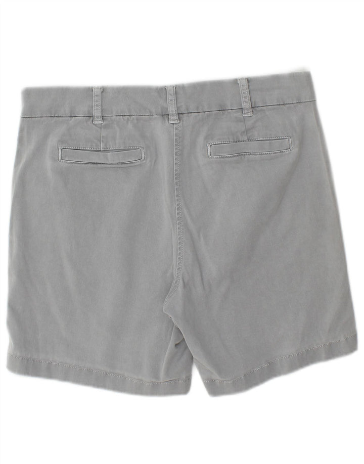 J. CREW Γυναικείο σορτς Chino US 8 Medium W30 Γκρι βαμβακερό