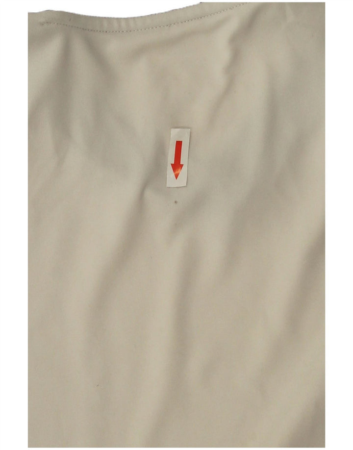 Ανδρικό T-Shirt Adidas Top Medium Off White Polyester Sports