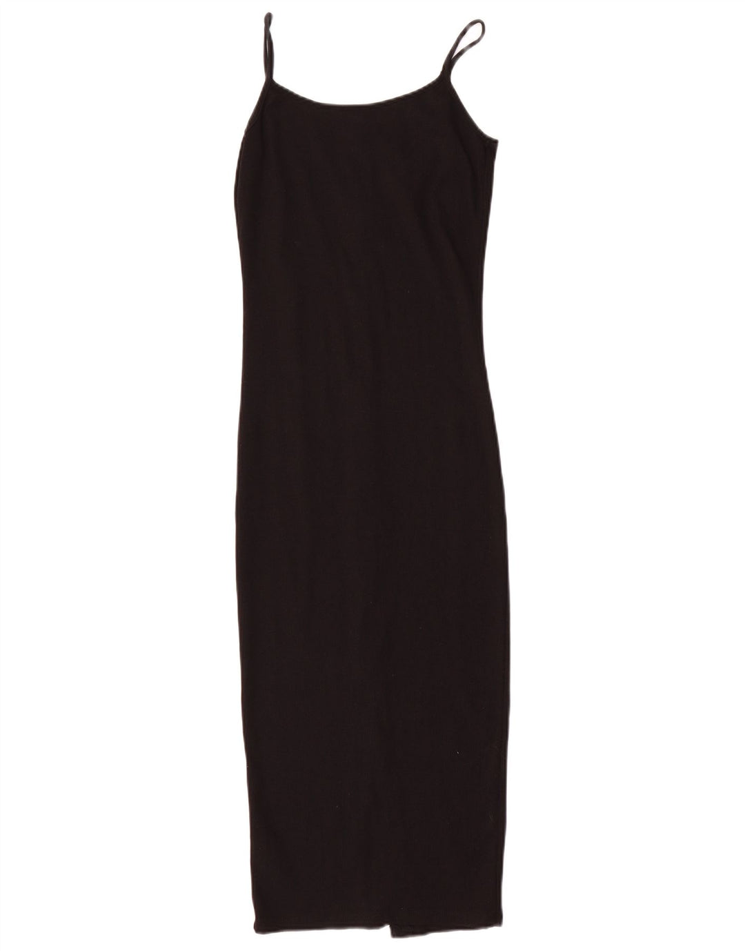 Vintage Γυναικείο Αμάνικο Bodycon Φόρεμα UK 8 Small Black