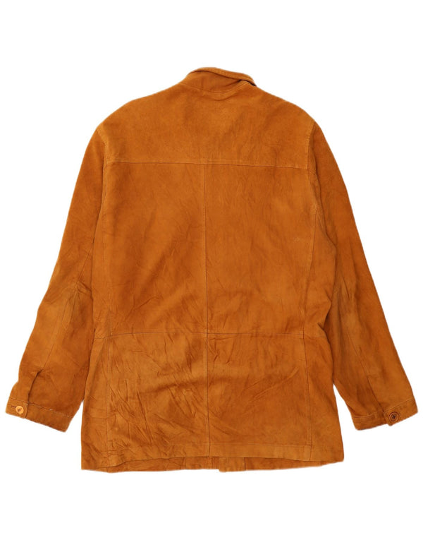 Ανδρικό Suede Jacket VINTAGE IT 50 Large Beige Leather