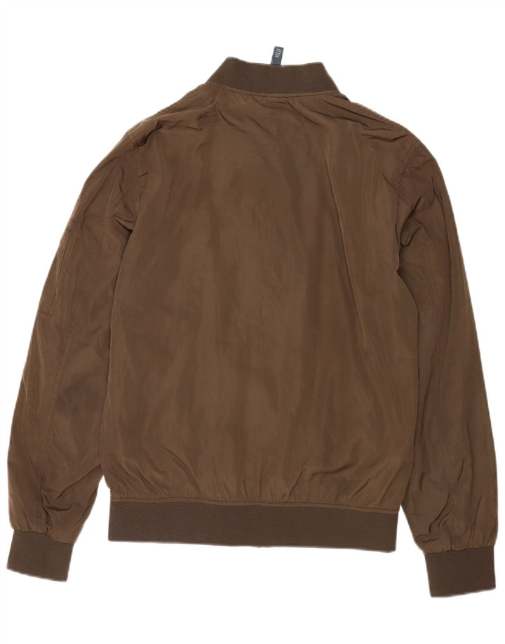 Ανδρικό μπουφάν ZARA Bomber UK 38 Medium Brown Polyester