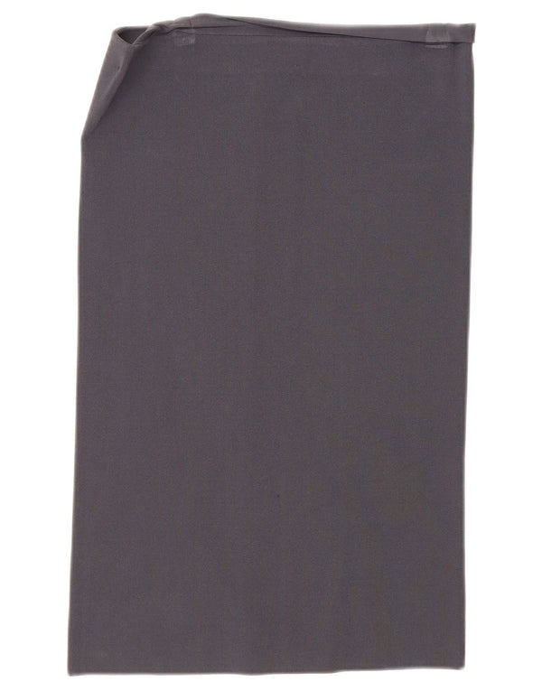 Calvin Klein Jeans Γυναικεία ψηλόμεση ίσια φούστα XL W30 γκρι βισκόζη