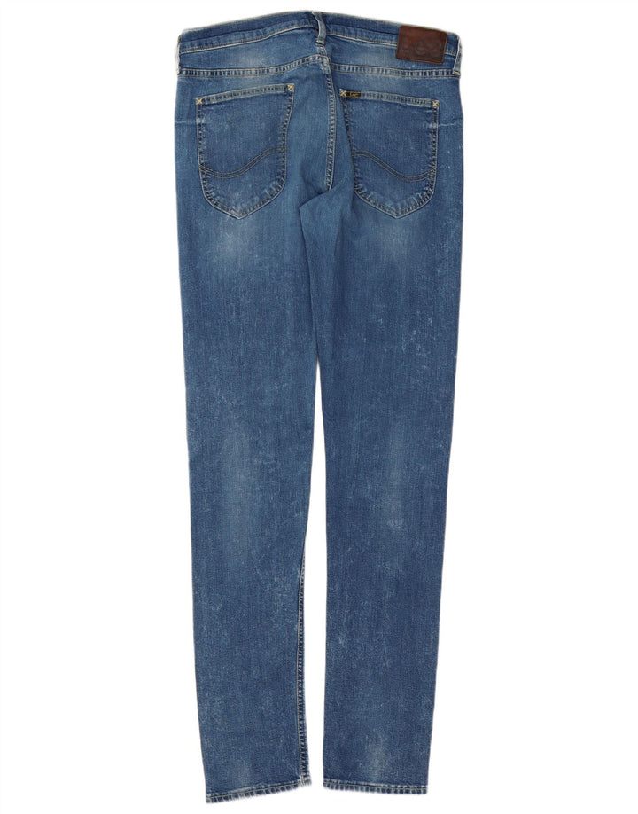 Lee Mens Luke Slim Jeans W34 L34 Blue Cotton