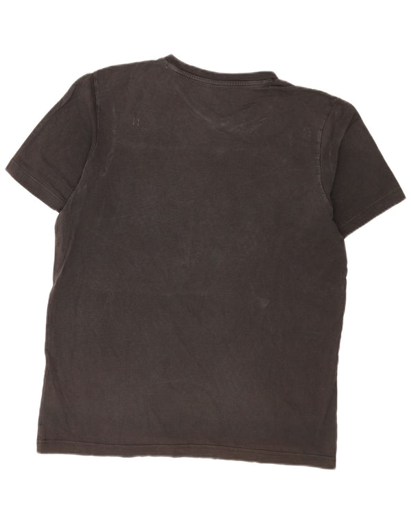 Ανδρικό γραφικό T-Shirt Adidas Top Μεσαίο μαύρο βαμβακερό