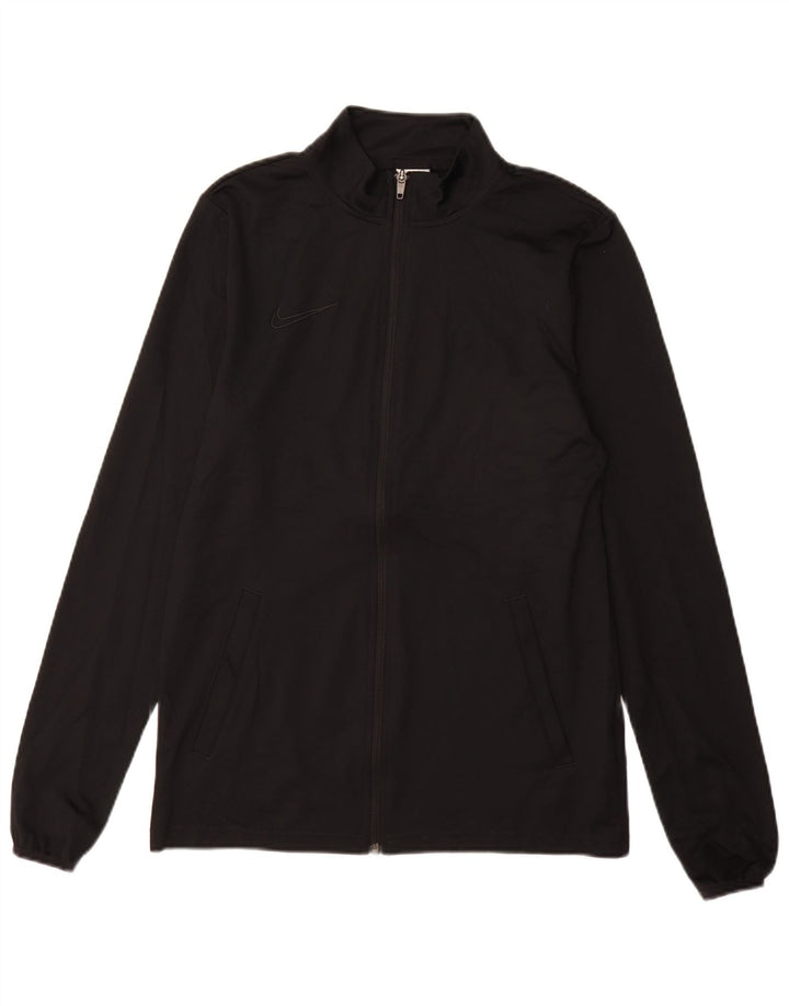 Γυναικεία φόρμα Nike Dri Fit Top Jacket UK 14 Μεσαίο μαύρο πολυεστέρα