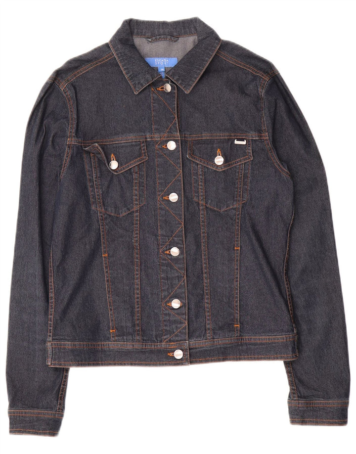 Escada Γυναικείο Τζιν Μπουφάν IT 36 XS Navy Blue Cotton