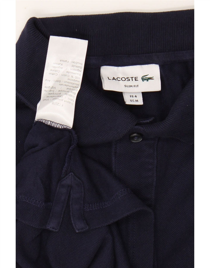 LACOSTE Ανδρικό πουκάμισο Polo Slim Fit, Μέγεθος 4, Βαμβακερό μεσαίο Navy Blue