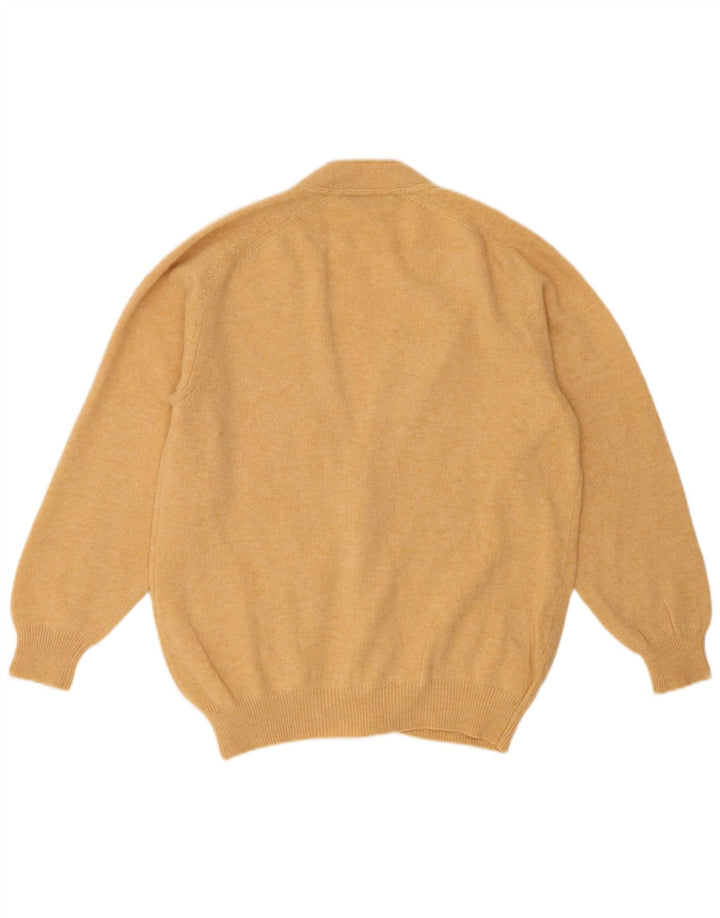 BRUNELLA GORI Γυναικείο πουλόβερ ζακέτα UK 14 Μεγάλο Μπεζ