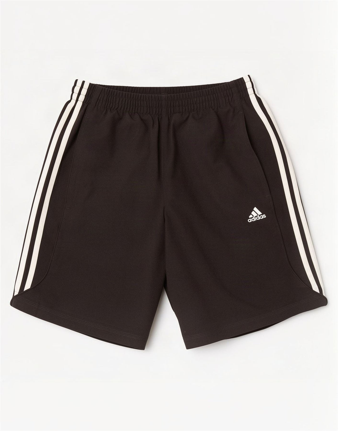 Ανδρικό αθλητικό σορτς Adidas Climalite από μικρό μαύρο πολυεστέρα