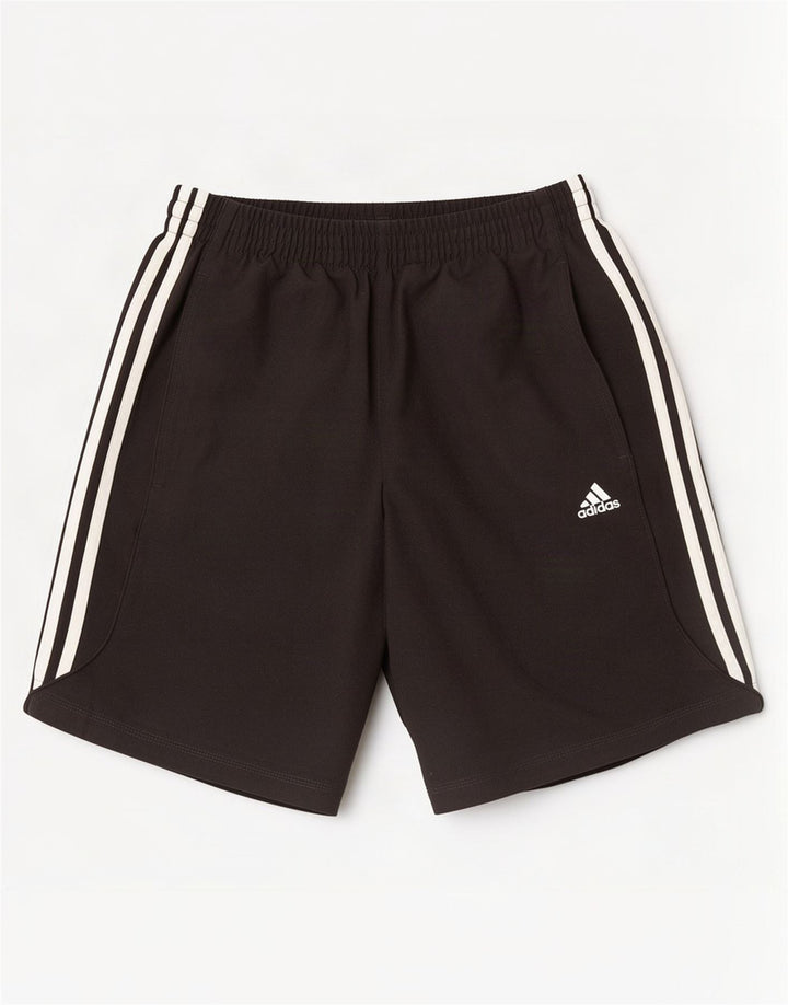 Ανδρικό αθλητικό σορτς Adidas Climalite από μικρό μαύρο πολυεστέρα