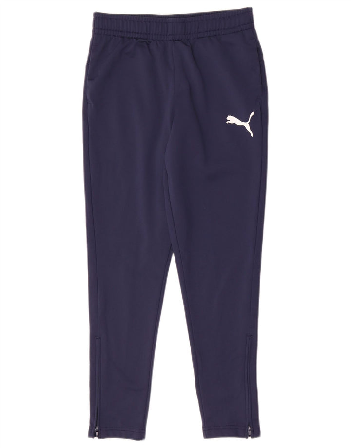 Παντελόνι αθλητικής φόρμας Puma Boys 9-10 Years Navy Blue Polyester