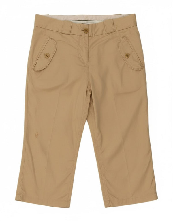 TIMBERLAND Womens Straight Capri Trousers EU 38 Medium W32 L16 Beige