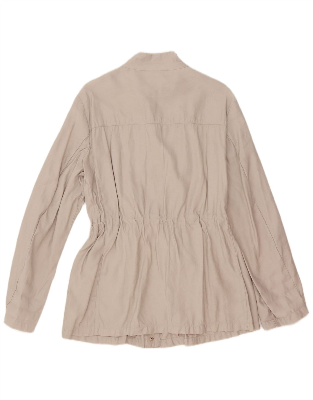 Zara Γυναικείο Utility Jacket UK 18 XL Beige Viscose